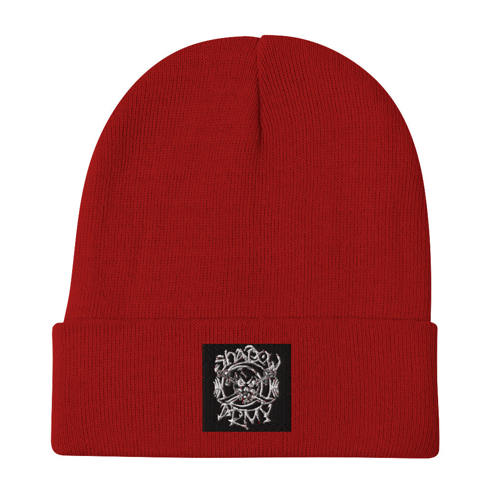 Shadow Army Embroidered Beanie